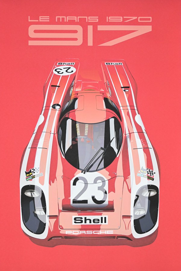 1970 Le Mans Porsche Canvas Poster