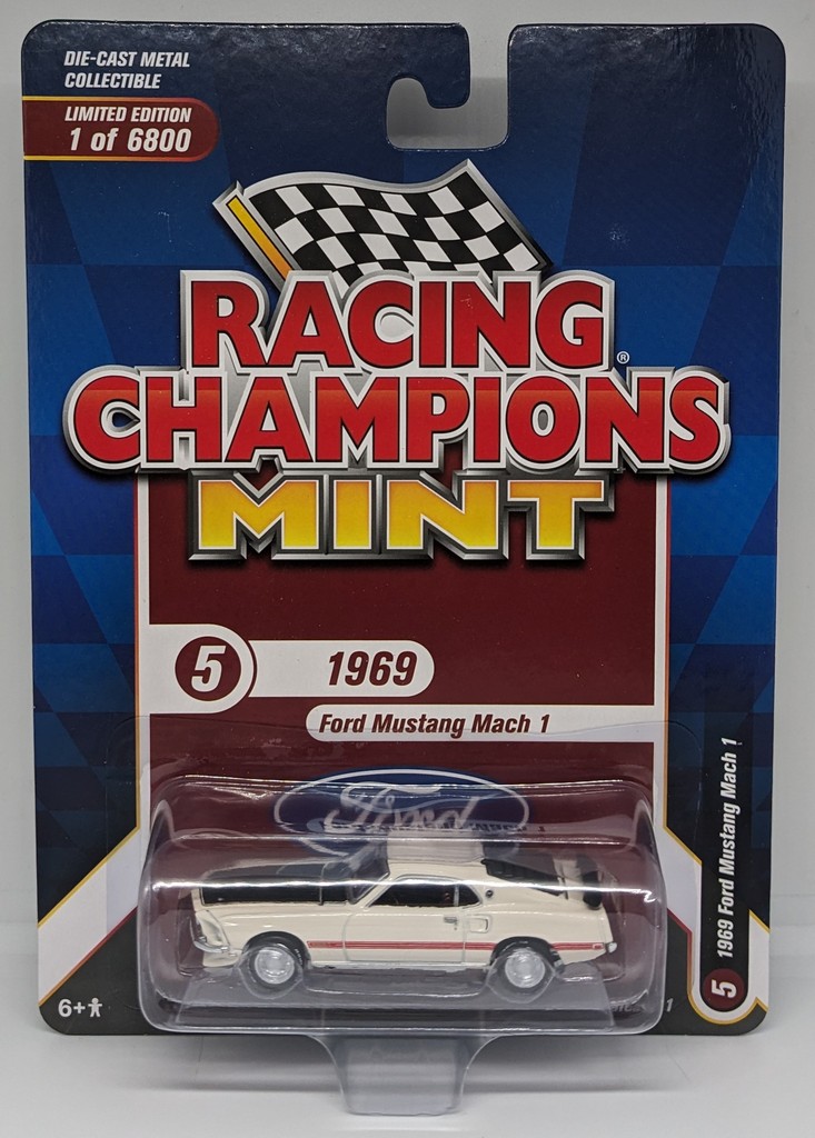 1969 Ford Mustang Mach 1 1/64th Racing Champions Diecast