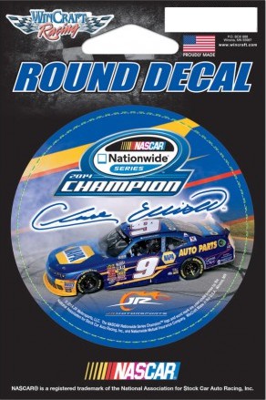 Chase Elliot 2014 Nationwide Champion Round Decal