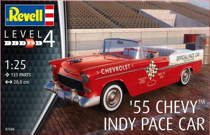1955 Chevy Indy 500 Pace Car - 1/25th Model Kit