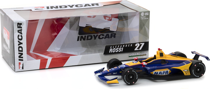 Alexander Rossi Greenlight Collectibles 1/18th Napa Diecast - Click Image to Close