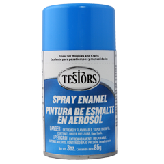 Paint - Testors Spray - 1208C Light Blue