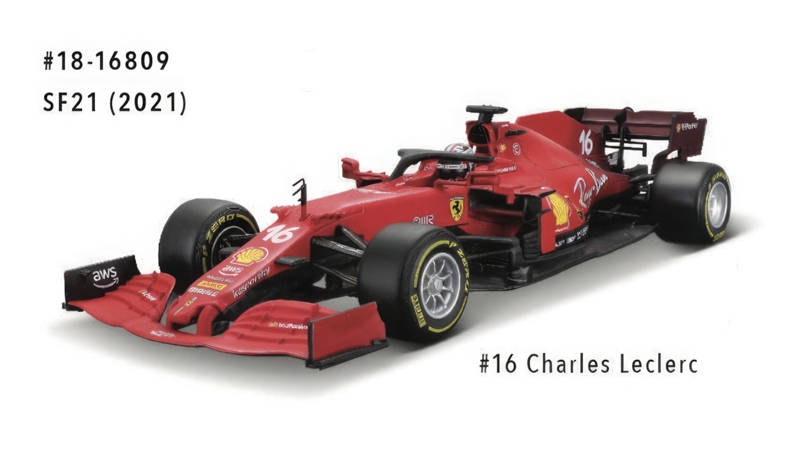 Charles Leclerc 2021 Ferrari SF-21 1/18th Ferrari Diecast