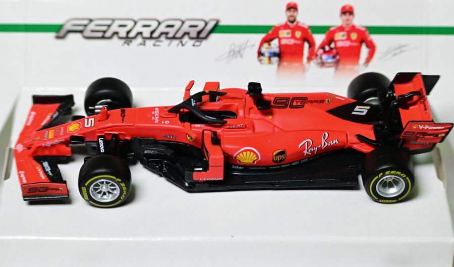 Sebastien Vettel Ferrari SF90 1/43rd Diecast - 2019
