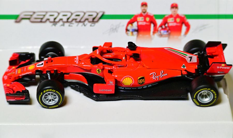 Kimi Räikkönen Ferrari SF71H 1/43rd Diecast - 2018 - Click Image to Close