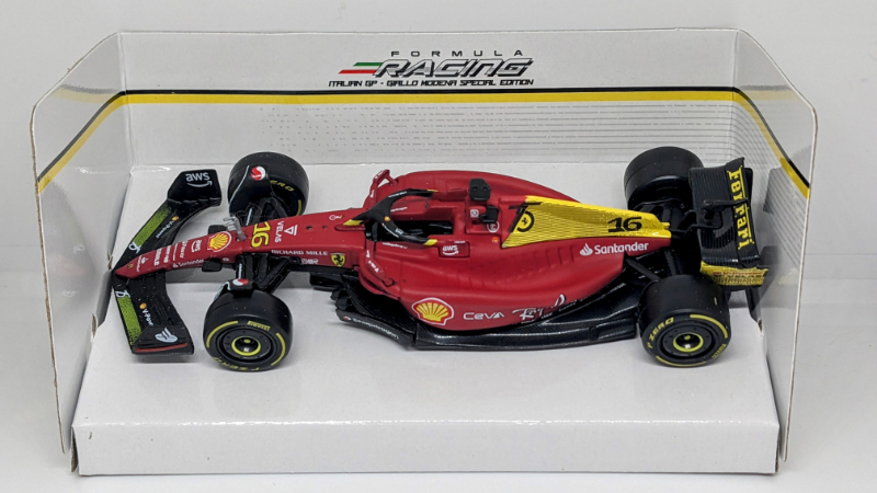 Charles Leclerc Ferrari F1-75 Italian GP 1/43rd Diecast - 2022