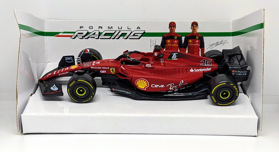 Charles Leclerc Ferrari F1-75 1/43rd Diecast - 2022 - Click Image to Close