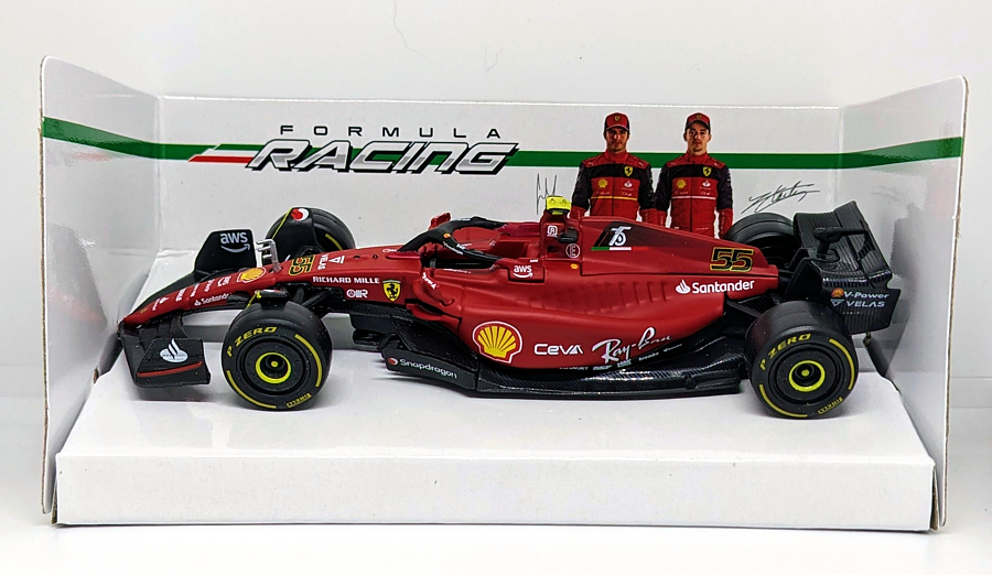 Carlos Sainz Ferrari F1-75 1/43rd Diecast - 2022 - Click Image to Close