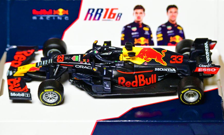 Max Verstappen Red Bull RB16B 1/43rd Diecast - 2021 - Click Image to Close