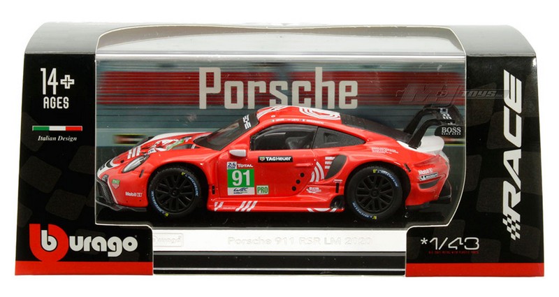 2020 Porsche 911 RSR LM 1/43rd Diecast - Click Image to Close