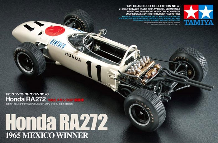 1965 Honda RA272 - Richie Ginther 1/20th Scale Model Kit