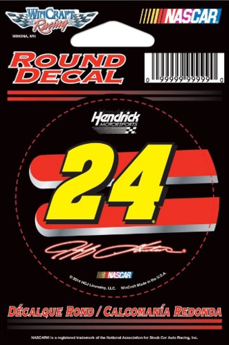 Jeff Gordon 3" Round Decal