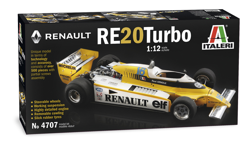 1980 Renault RE20 - 1/12 Scale Model Kit