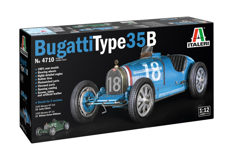 Bugatti Type 35B - 1/12 Scale Model Kit