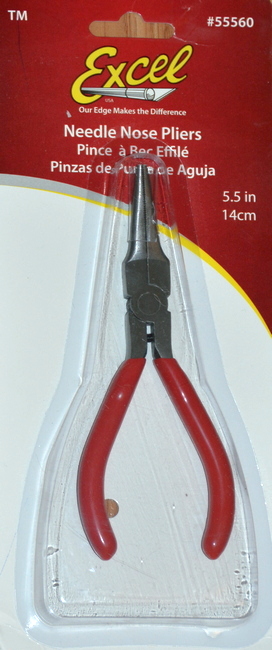 Excel Needle Nose Pliers - 5.5" - Click Image to Close