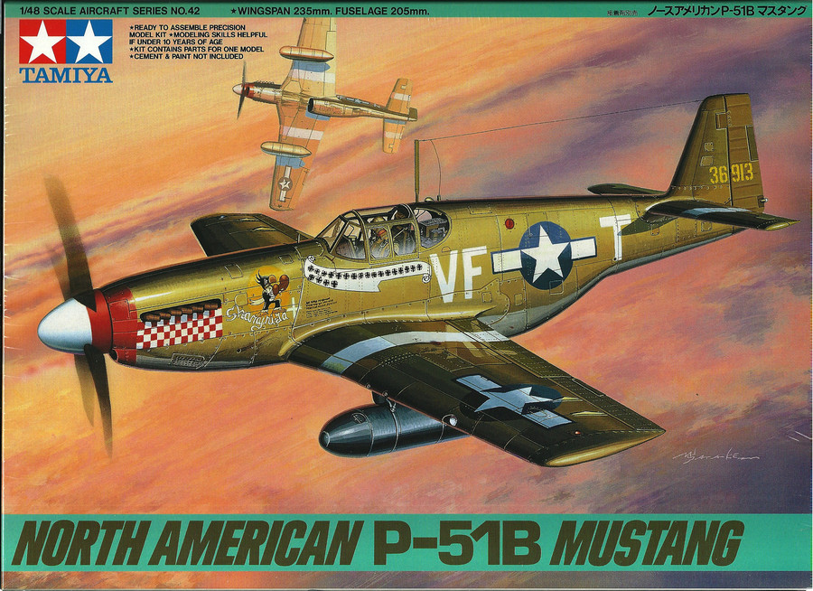 P51B Mustang - 1/48 Scale Model Kit
