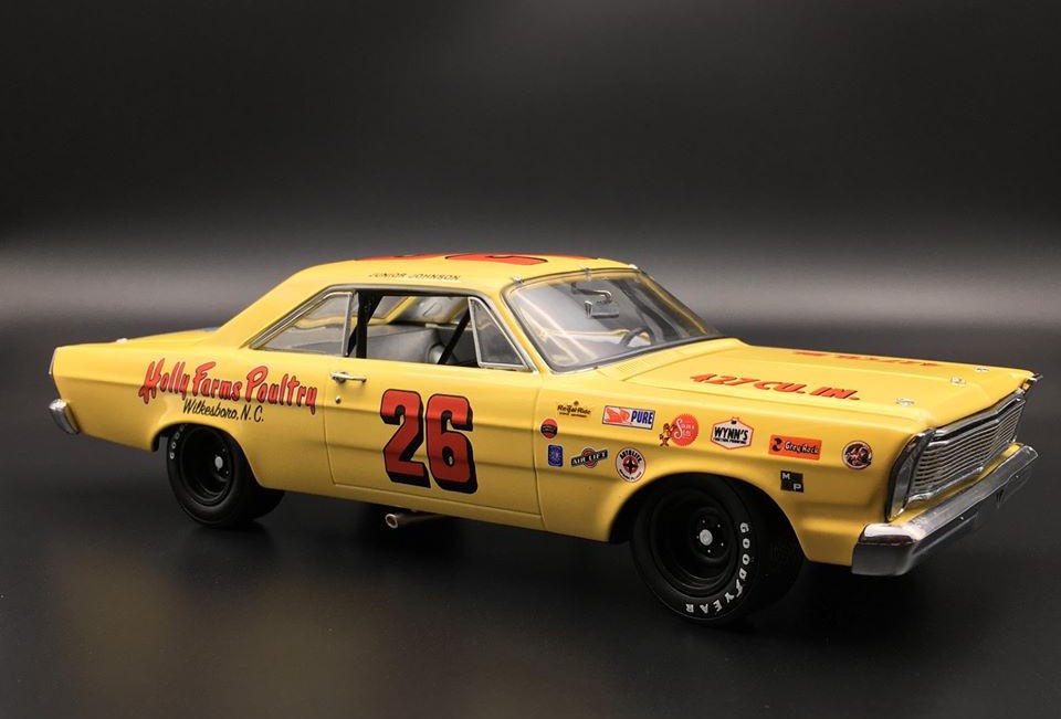 Junior Johnson Univ of Racing 1/24th 1965 Ford Galaxy Diecast - Click Image to Close