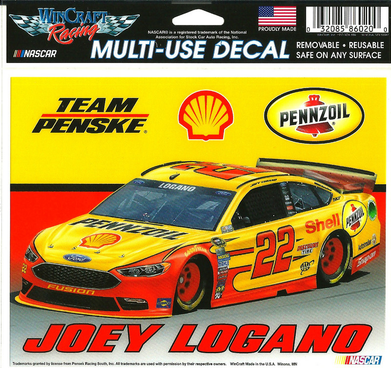 Joey Logano 6"x4" Multi-Use Decal