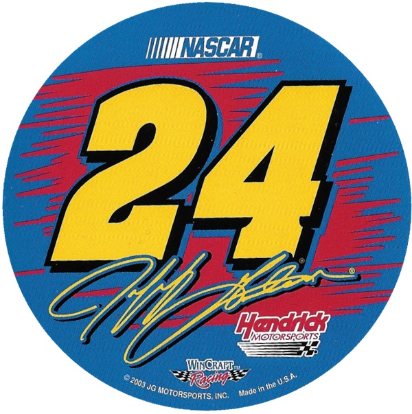 Jeff Gordon 3" Round Decal