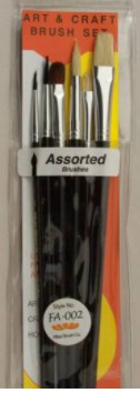 Atlas 6 Pc Assorted Brushes Set