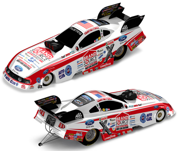 Courtney Force Action Collectibles1/64th Brand Source Diecast - Click Image to Close