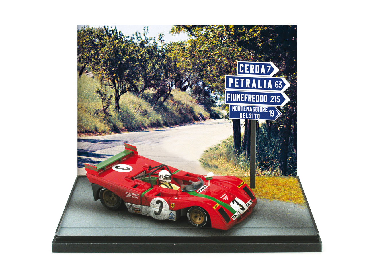 Ferrari 312 PB 1/43rd Diecast - Targa Florio