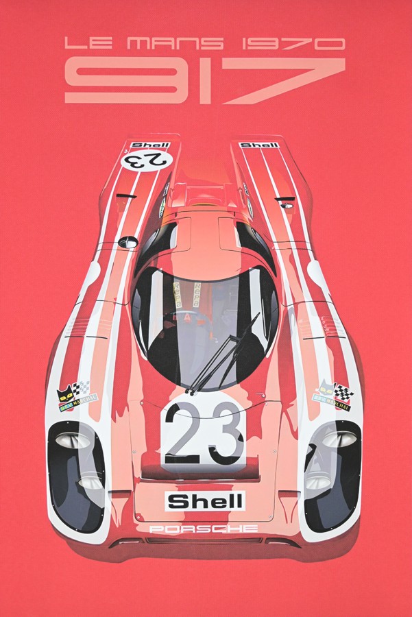 1970 Le Mans Porsche Canvas Poster - Click Image to Close