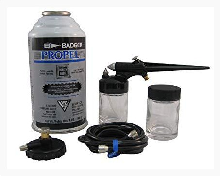 Badger 250 Basic Airbrush Kit with Propel - Click Image to Close