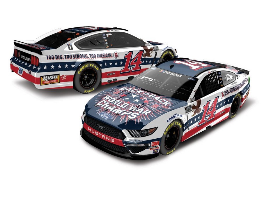 Clint Bowyer Action Collectible 1/24th Barstool Sports Patriotic - Click Image to Close