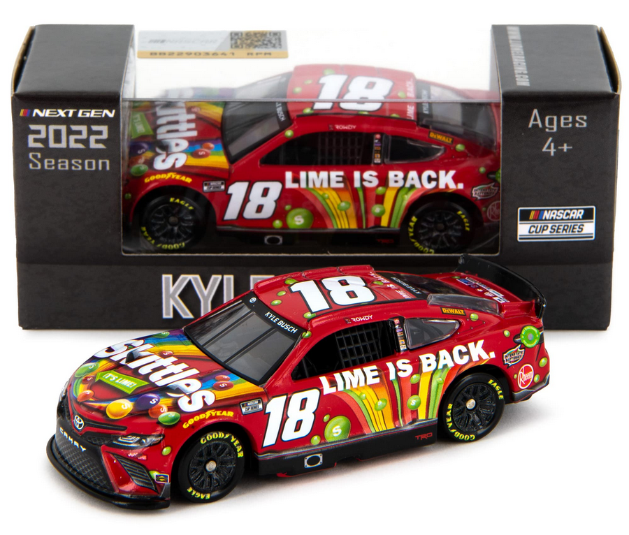 Kyle Busch Action Collectibles 1/64th Skittles Lime Diecast