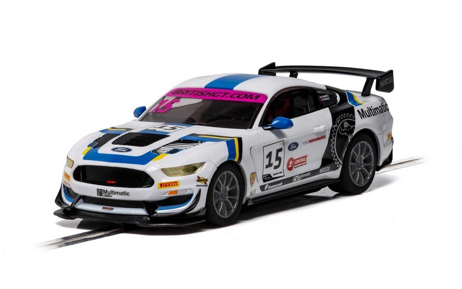 Ford Mustang GT4 - Multimatic Scalextric 1/32 Slot Car - Click Image to Close