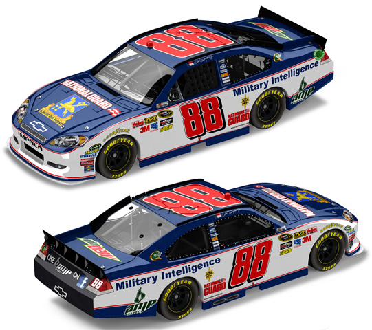 Dale Earnhardt Jr Action Collectibles1/64th Nat Guard Diecast