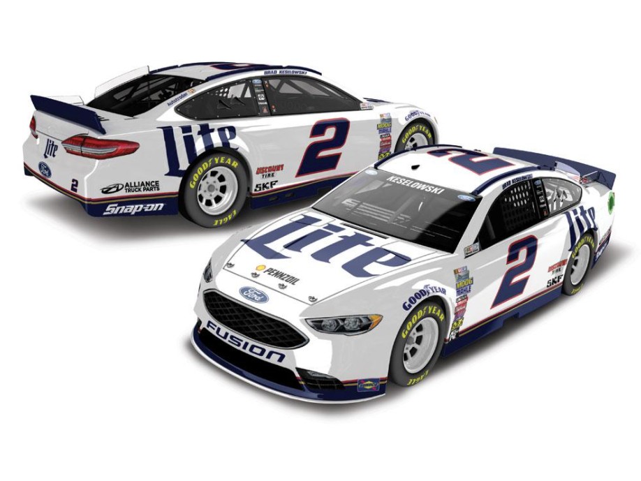 Brad Keselowski Action Collectibles 1/24th Miller Lite Diecast - Click Image to Close