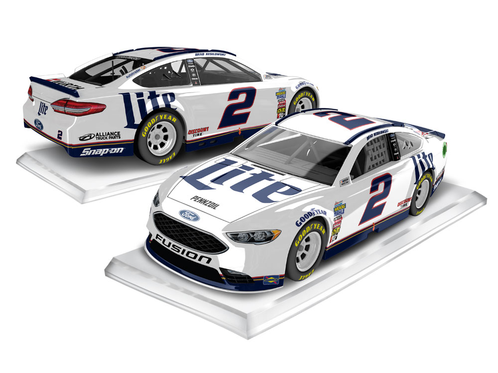 Brad Keselowski Action Collectibles1/64th Miller Lite Diecast - Click Image to Close