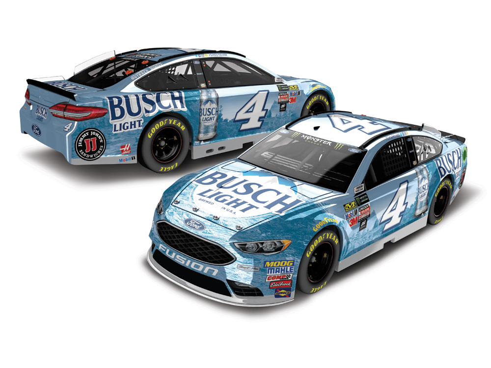 Kevin Harvick Action Collectibles 1/24th Busch Light Diecast - Click Image to Close