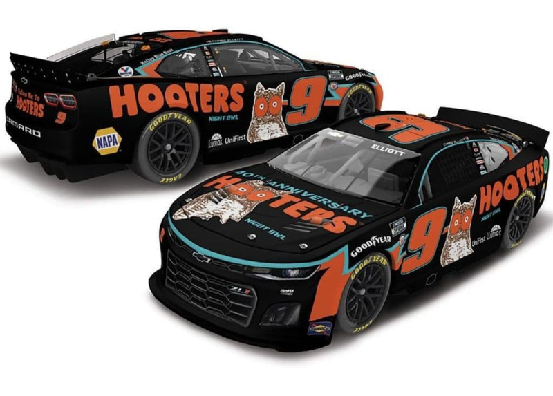 Chase Elliot Action Collectibles 1/64th Hooters Diecast - Click Image to Close