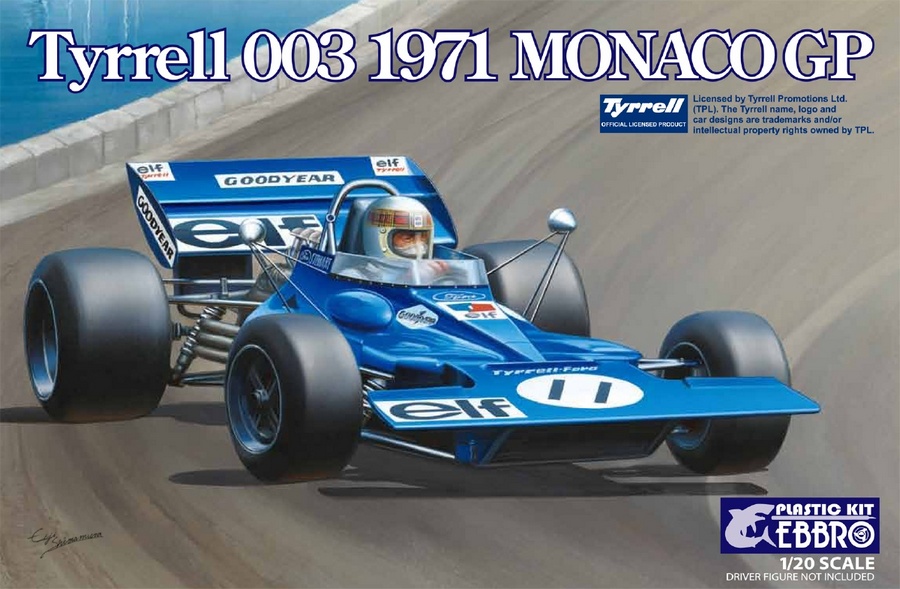 1971 Tyrrell 003 - Jackie Stewart 1/20th Scale Model Kit