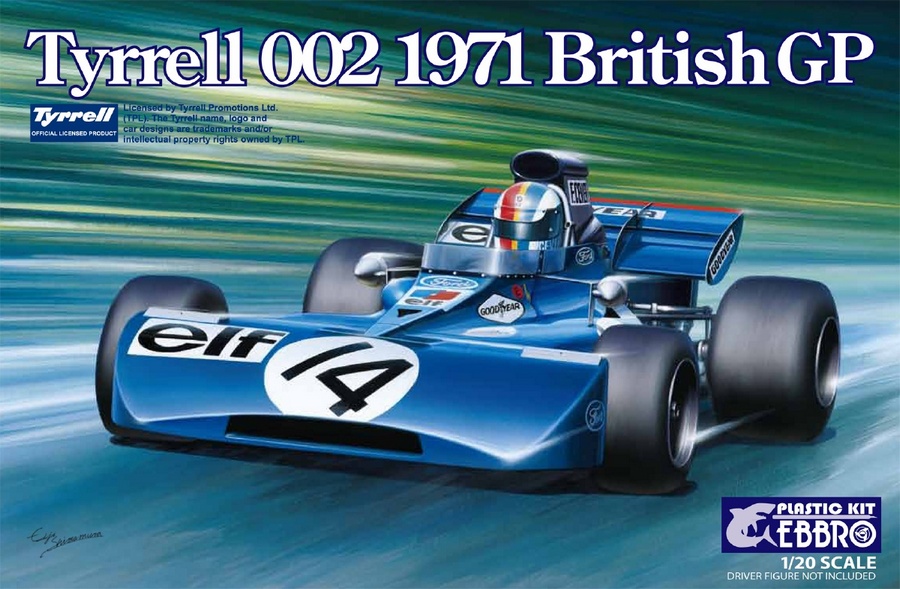 1971 Tyrrell 002 - Francois Cevert 1/20th Scale Model Kit