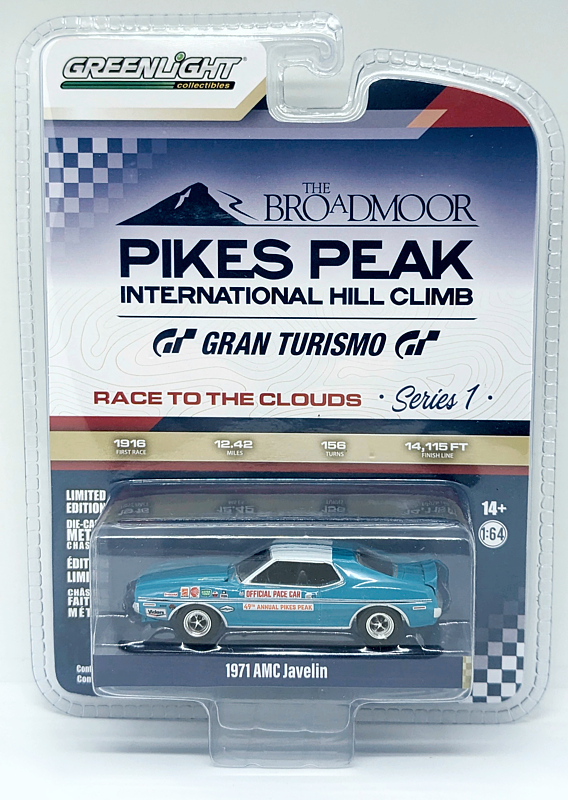 1971 AMC Javelin Greenlight Collectibles 1/64th Pikes Peak