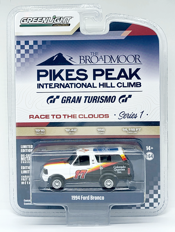 1994 Ford Bronco Greenlight Collectibles 1/64th Pikes Peak