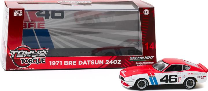 1971 Brock Racing #46 Datsun 240Z 1/43rd Diecast