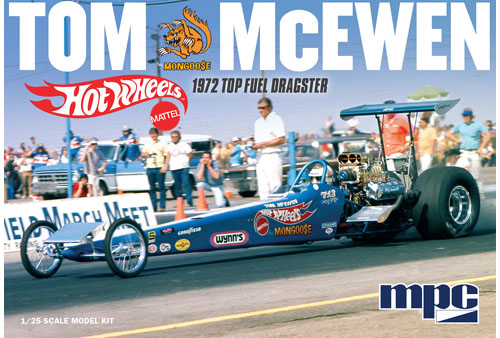 1972 Top Fuel Dragster - Tom McEwen 1/25th Model Kit