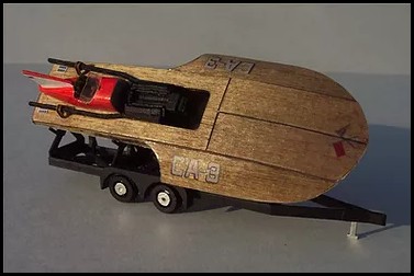Miss Supertest - HO (1/87) Scale Wooden Model Kit