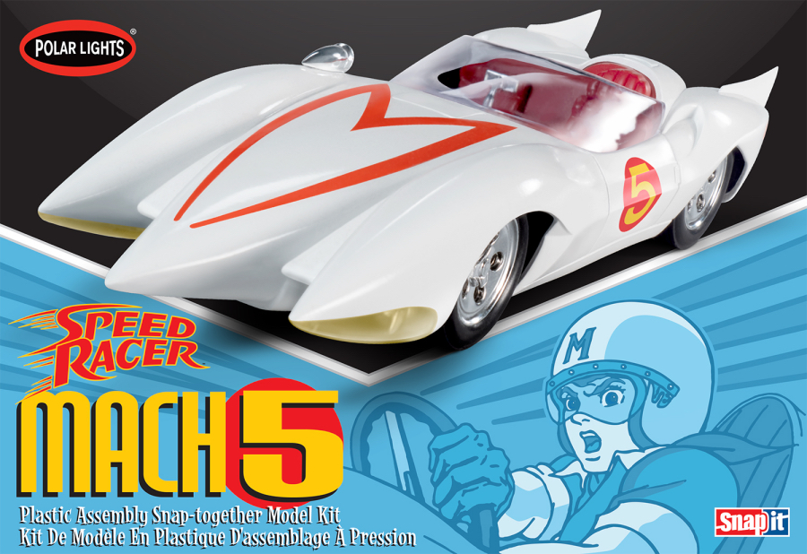 Speed Racer Mach 5 SNAP Model Kit - Click Image to Close