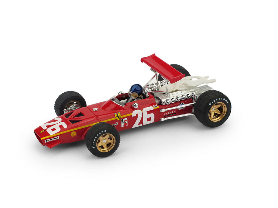 Ferrari 312 1/43rd Diecast - 1968 French Grand Prix