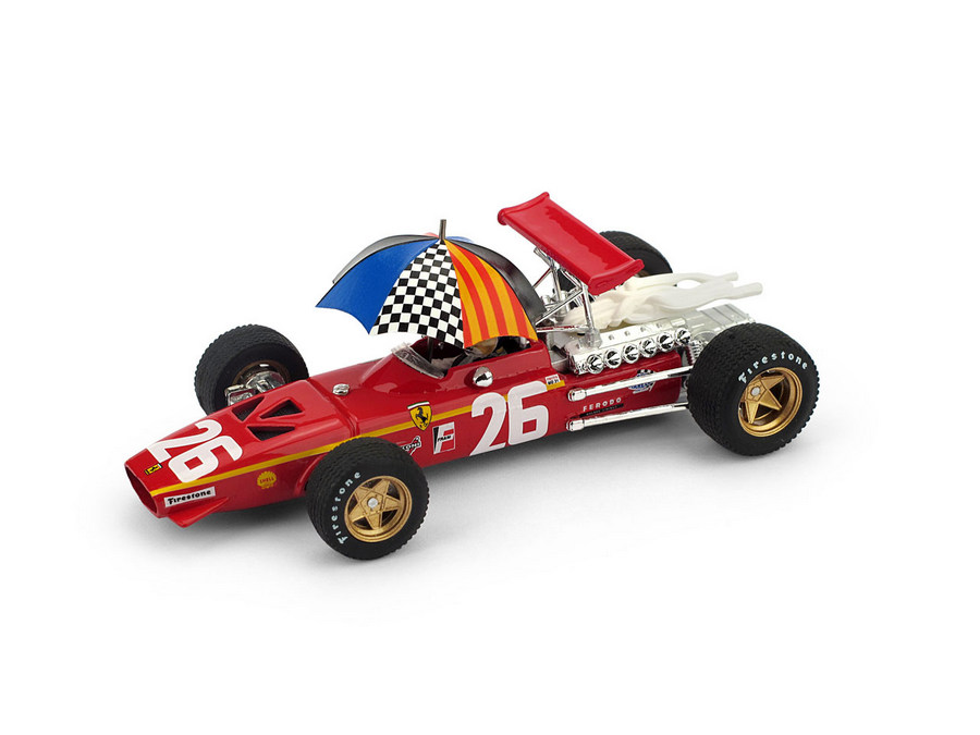 Ferrari 312 1/43rd Diecast - 1968 French Grand Prix