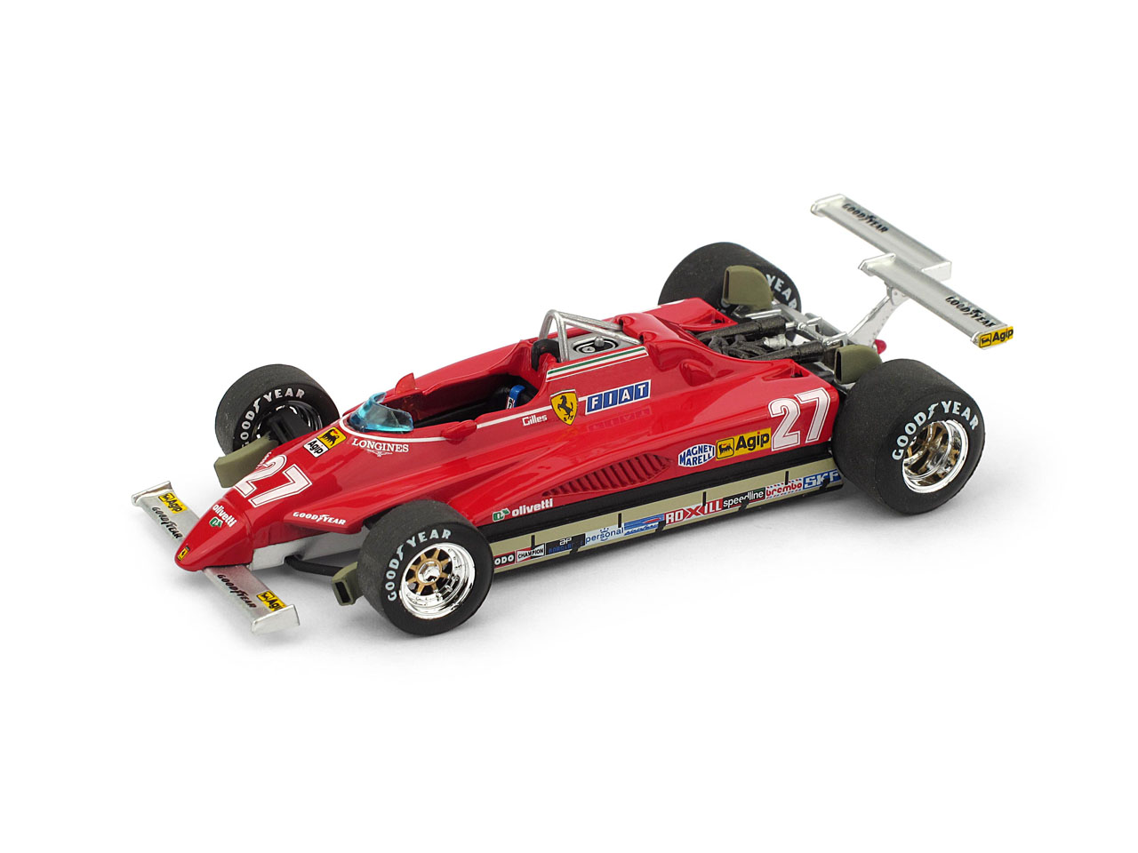 Gilles Villeneuve Ferrari 126C2 1/43rd Diecast - Long Beach