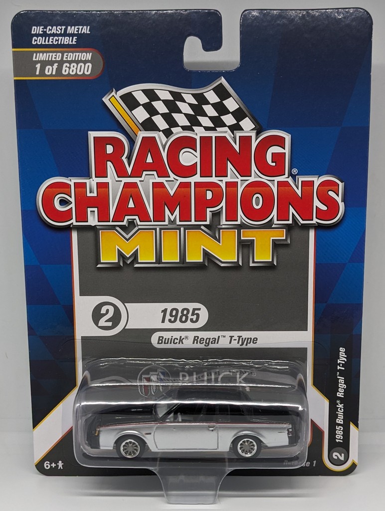 1985 Buick Regal T-Type 1/64th Racing Champions Diecast