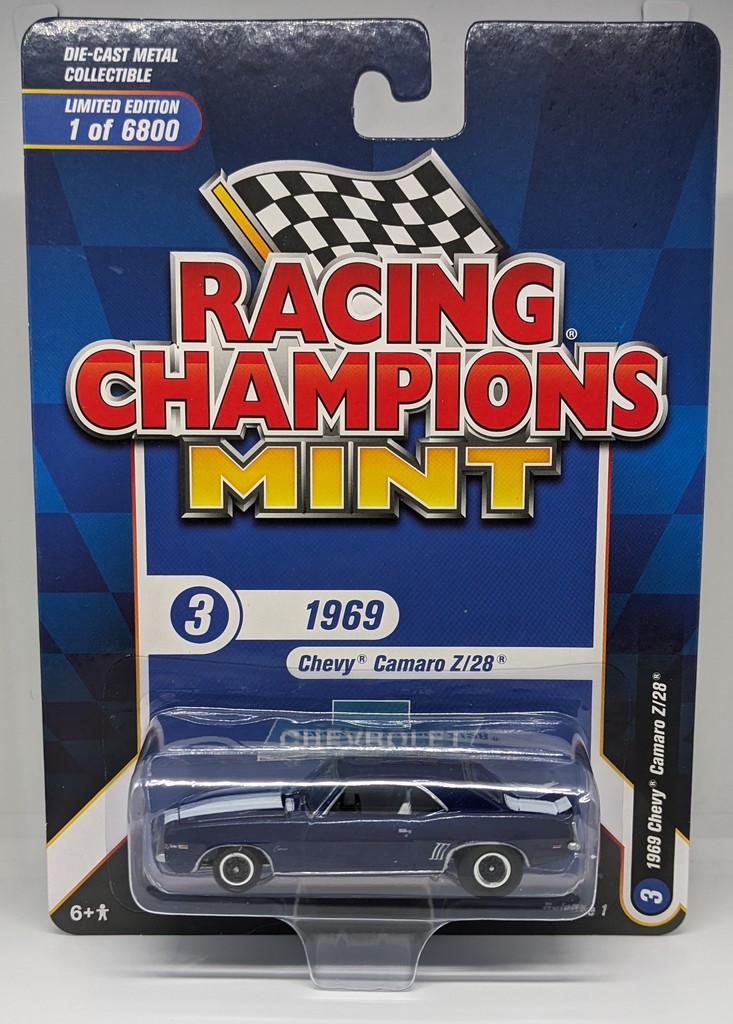 1969 Chevy Camaro Z28 1/64th Racing Champions Diecast