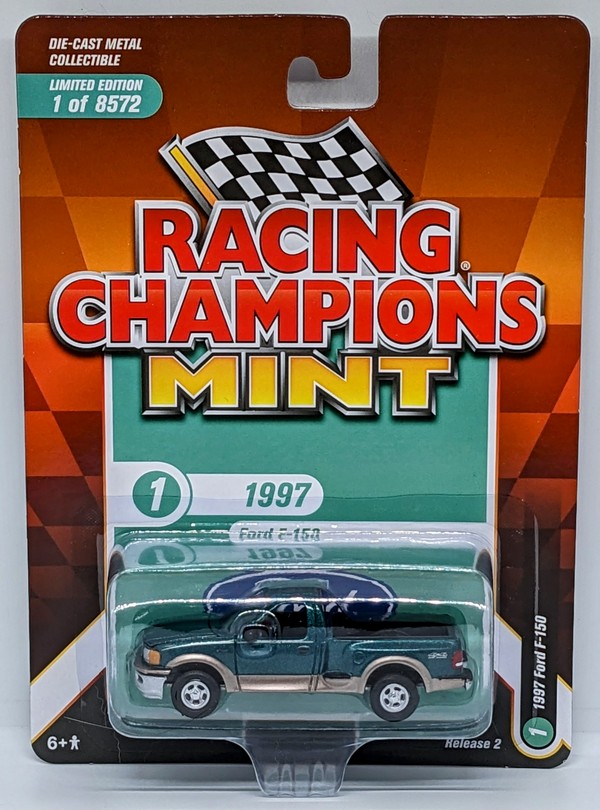 1997 Ford F150 1/64th Racing Champions Diecast